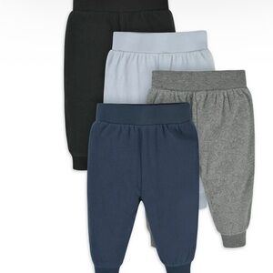 Gerber Kids Sweatpants Set - Black, Light Blue, Gray, Navy